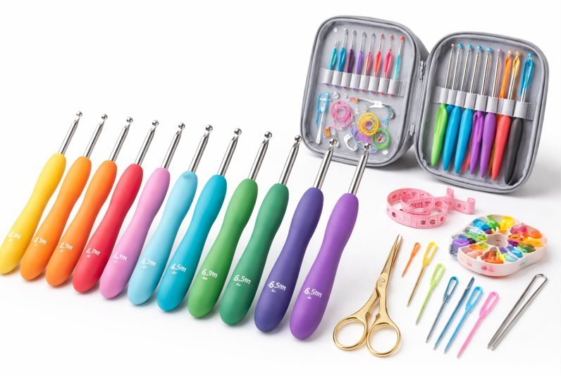 Ergonomic Crochet Hook Set