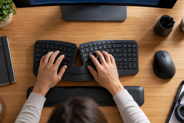 wireless ergonomic keyboard