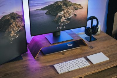ergonomic monitor stand