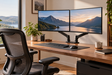 Ergonomic Dual Monitor Setup Ideas