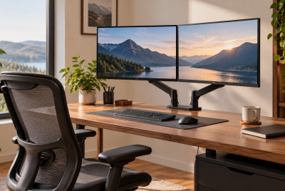 Ergonomic Dual Monitor Setup Ideas